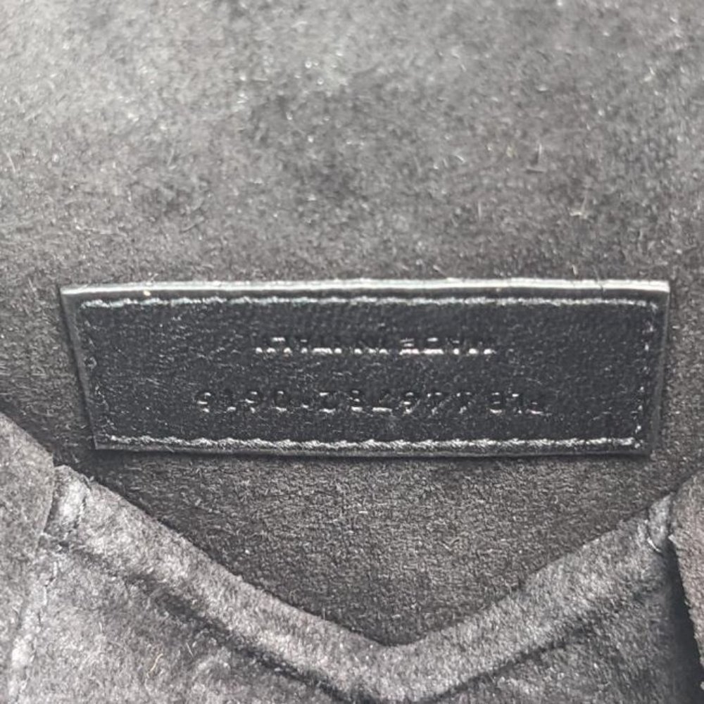SOLD Saint Laurent Black Love Heart Crossbody Bag - Picture 4 of 5